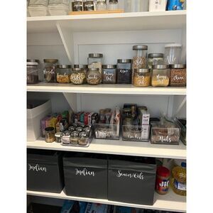 Custom Spice/Pantry Organizing Labels 